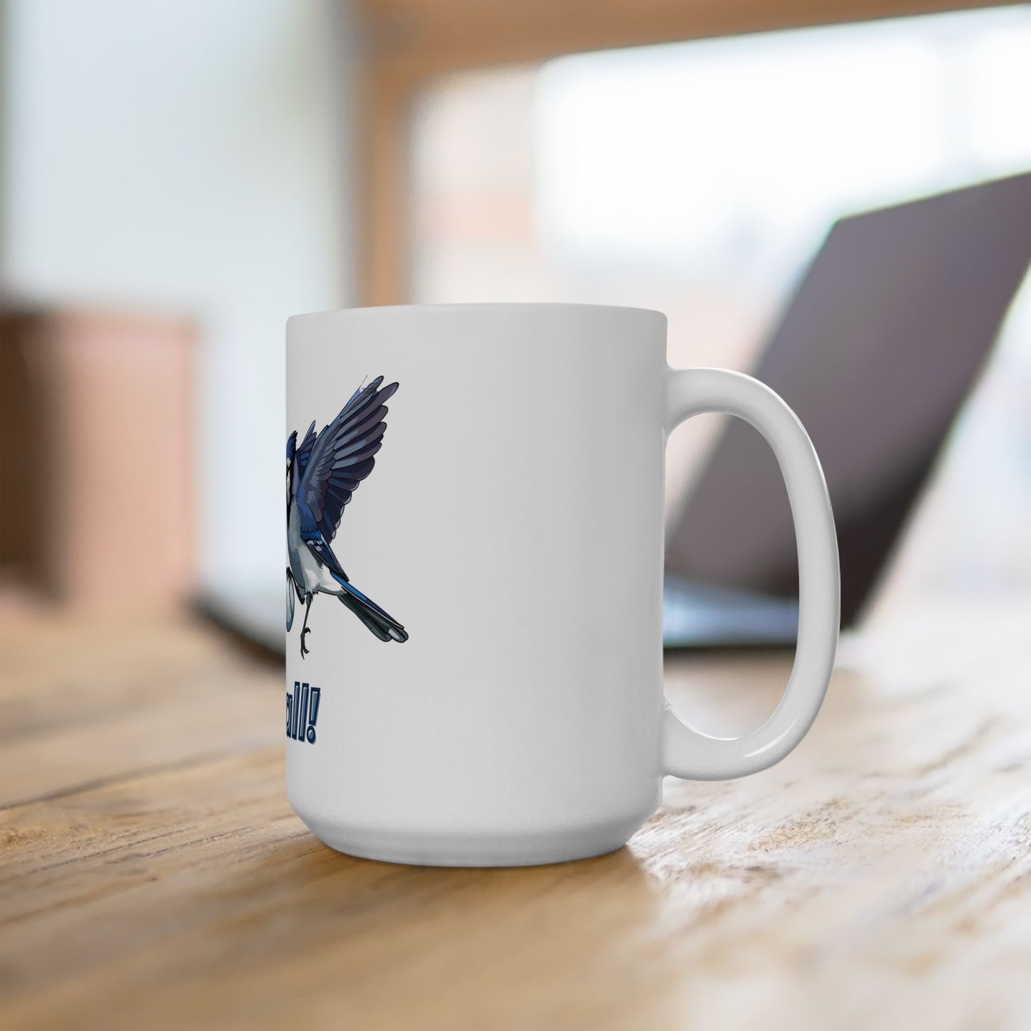 Mug - Canada-Themed Go Jays Go - 11oz or 15oz Ceramic Mug for Winter | Gift for Canadians