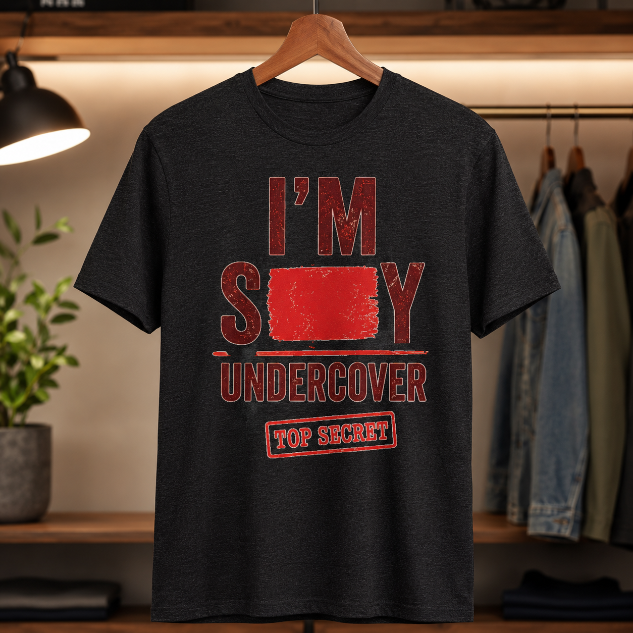 I'm Sexy Undercover — Funny Secret Agent Graphic Tee