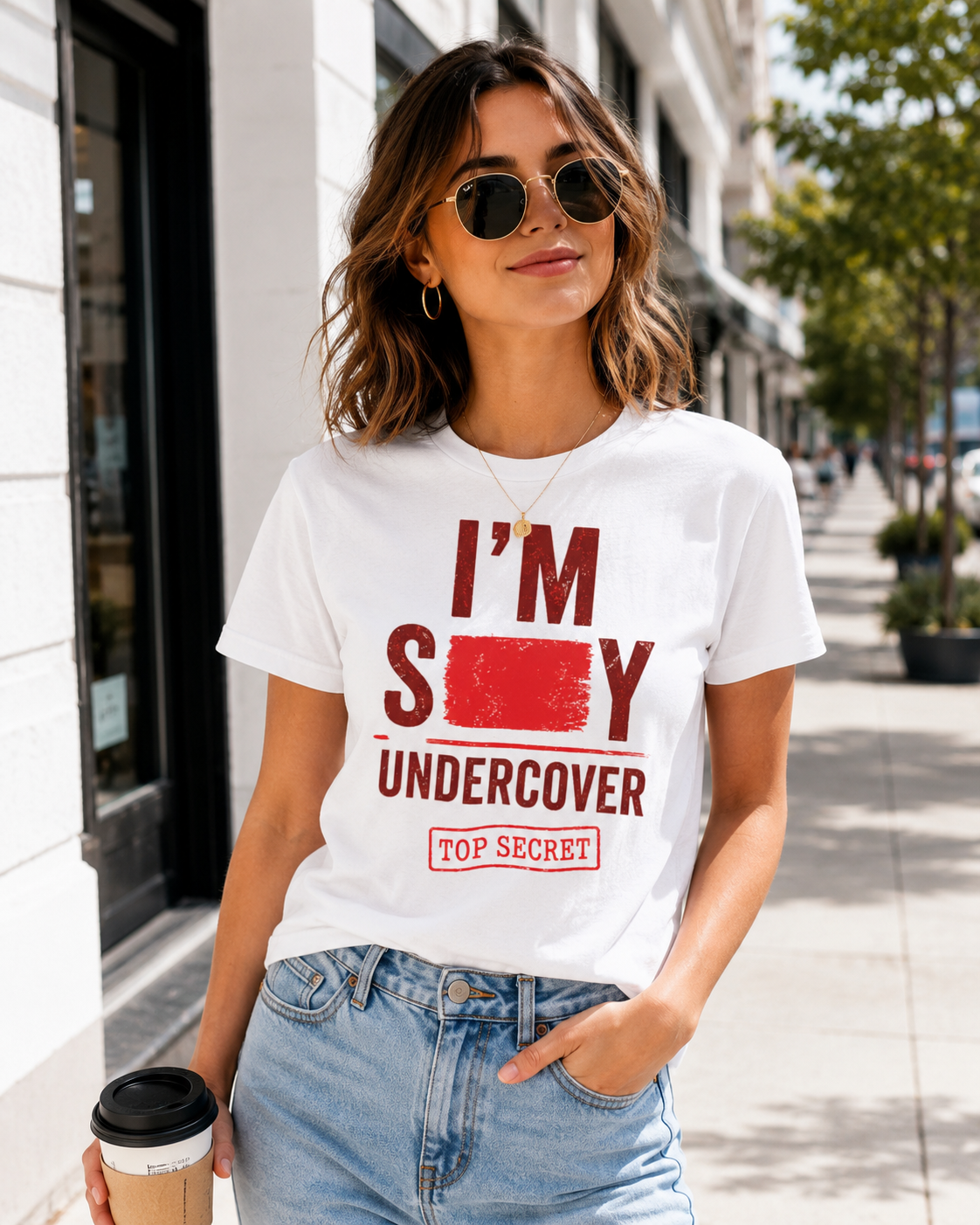 I'm Sexy Undercover — Funny Secret Agent Graphic Tee