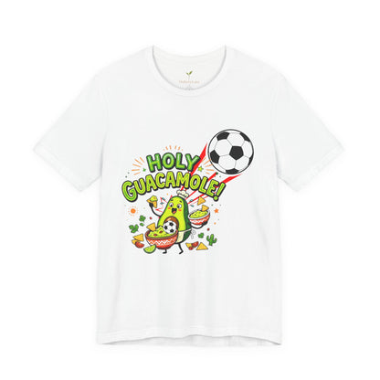 Holy Guacamole Soccer T-Shirt — Funny Avocado Football Fan Tee