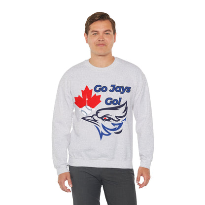 Go Jays Go Canada Crewneck Sweatshirt — Cozy Canadian Winter Gift