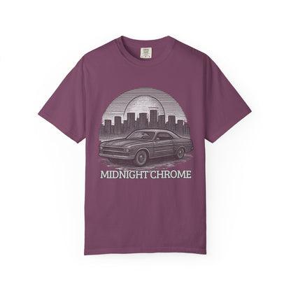 Midnight Chrome Classic Coupe Vintage Car T-Shirt