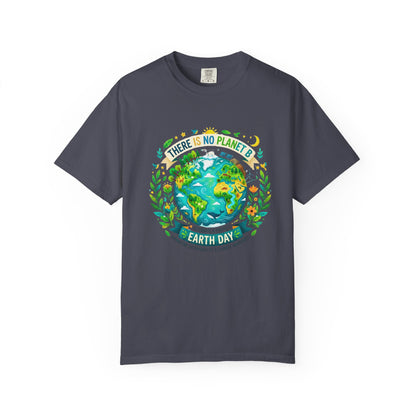 Earth Day T-Shirt — "There Is No Planet B" Eco Floral Earth Illustration
