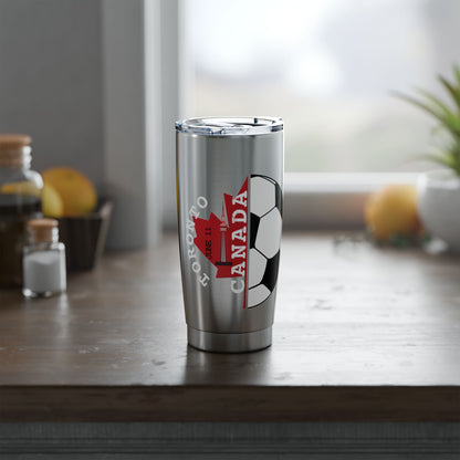 Toronto Soccer 20oz Stainless Steel Tumbler