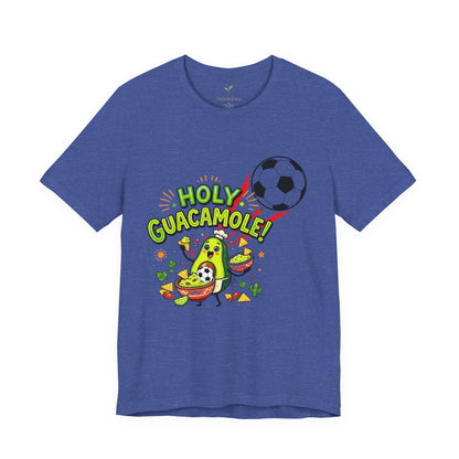 Holy Guacamole Soccer T-Shirt — Funny Avocado Football Fan Tee