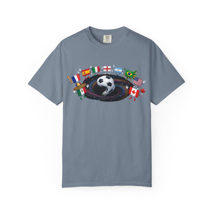 2026 World Soccer Vintage Tee — International Flag Fan T-shirt