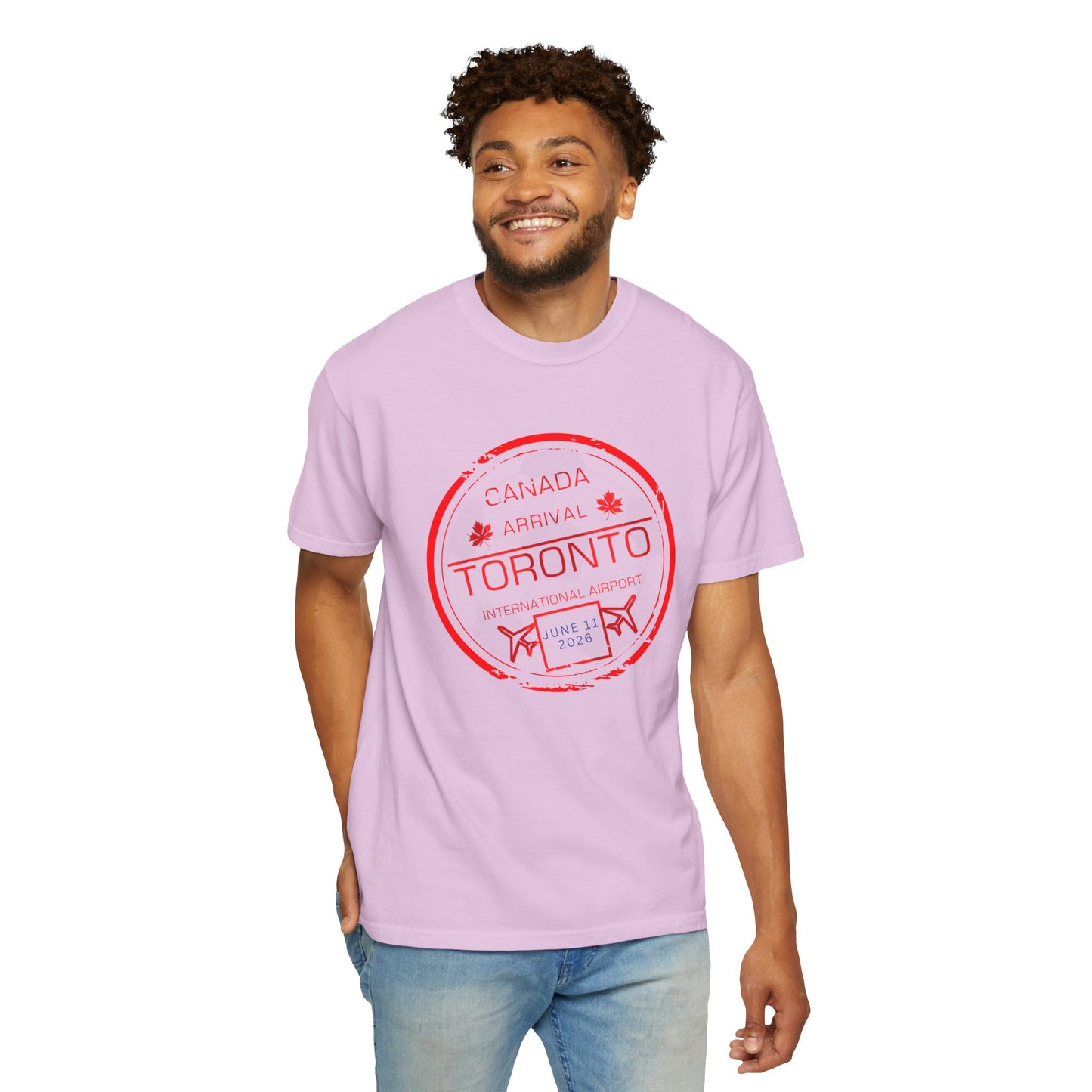 Toronto Soccer Arrival Passport Stamp T-Shirt — July 11, 2026