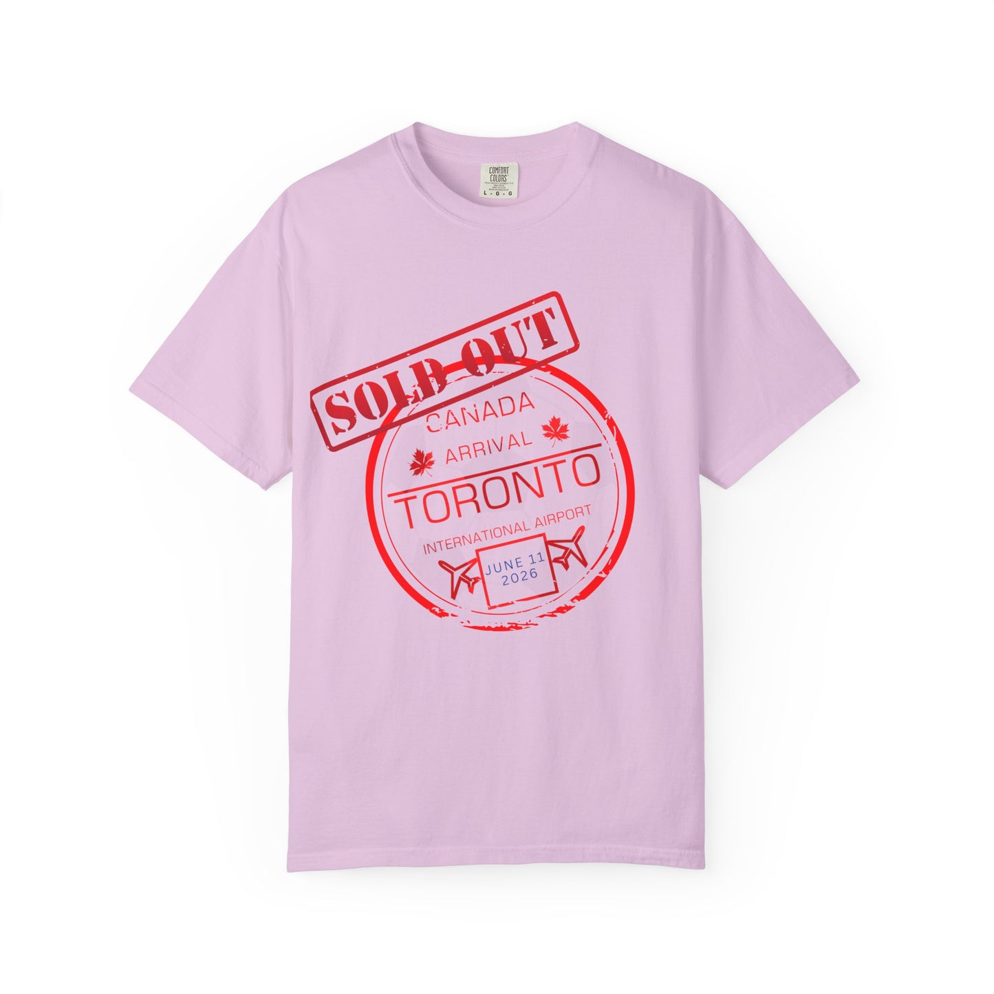 Toronto Soccer Passport Stamp T-Shirt — June 2026 Arrival Tee