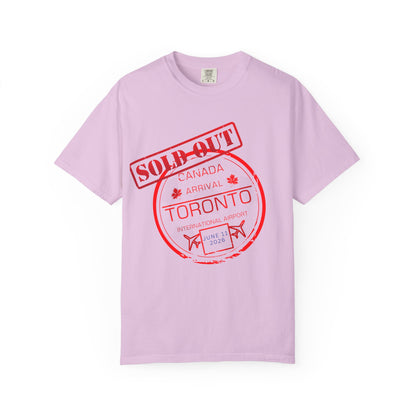 Toronto Soccer Passport Stamp T-Shirt — June 2026 Arrival Tee