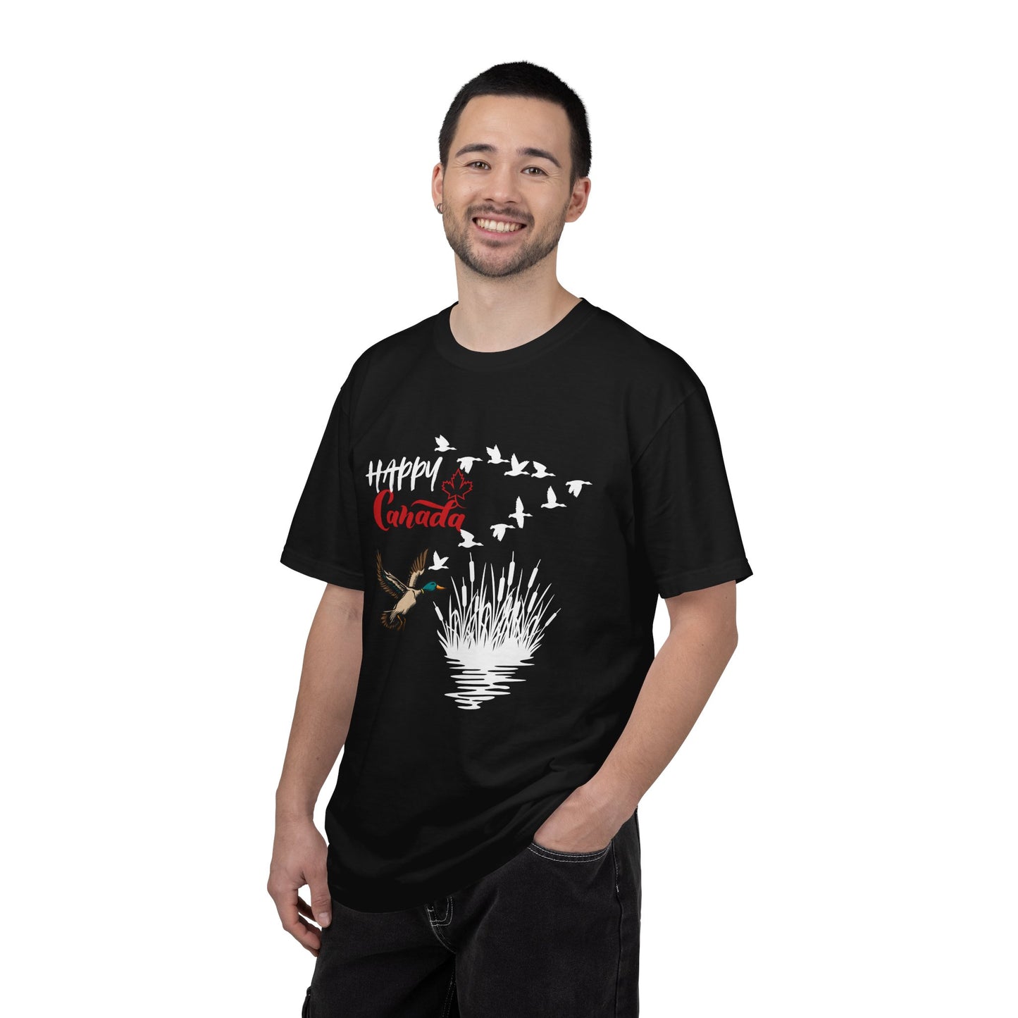 Canada Day Flying Geese T-Shirt — Wildlife Nature Celebration Tee