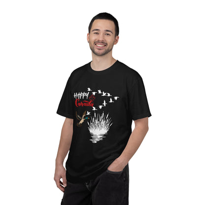 Canada Day Flying Geese T-Shirt — Wildlife Nature Celebration Tee