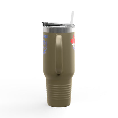 Go Jays Go! 40oz Insulated Travel Mug — Stainless Steel Baseball Fan Tumbler