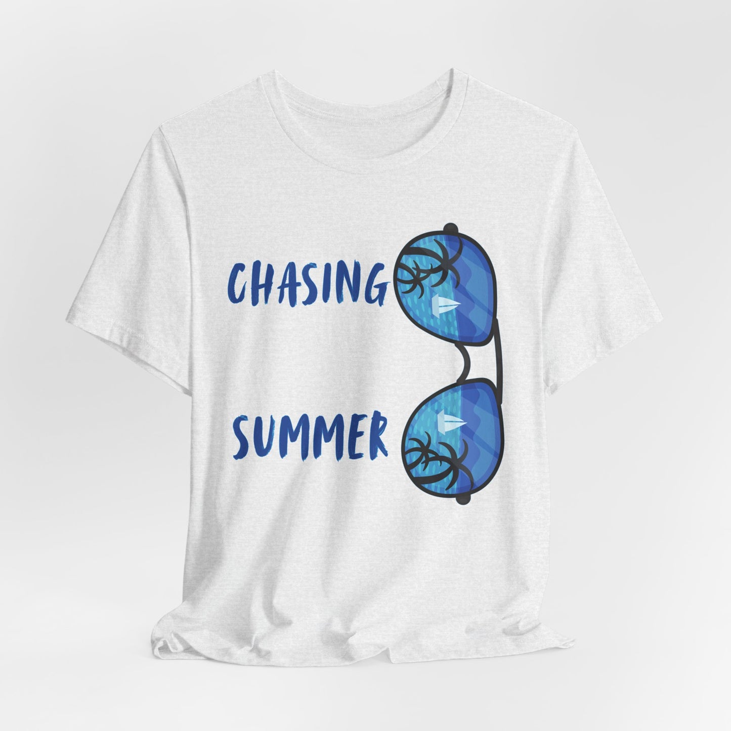 Chasing Summer Sunglasses Tee — Beach Vacation T-Shirt