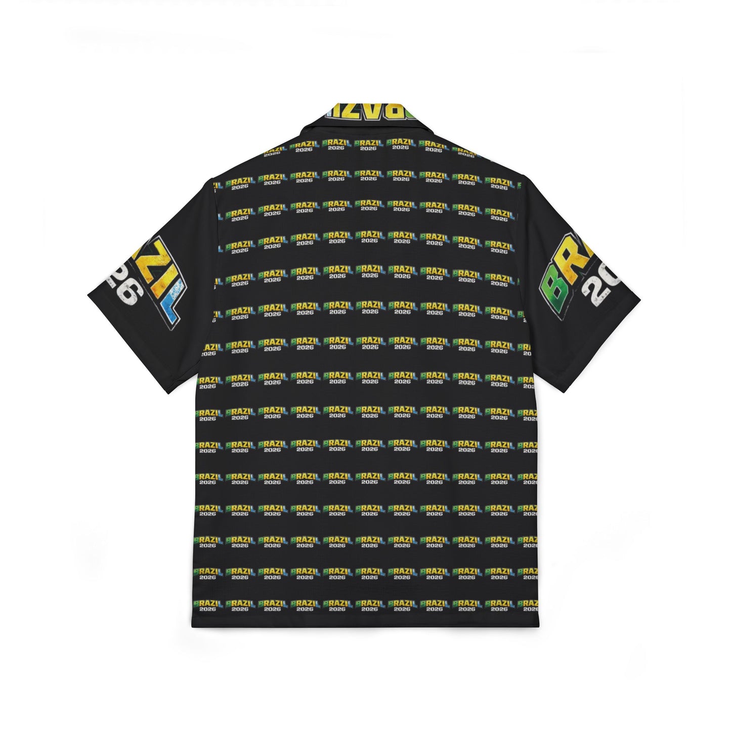 Brazil Soccer Camp Shirt — Tropical All-Over Print Fan Shirt