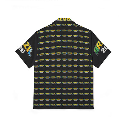 Brazil Soccer Camp Shirt — Tropical All-Over Print Fan Shirt
