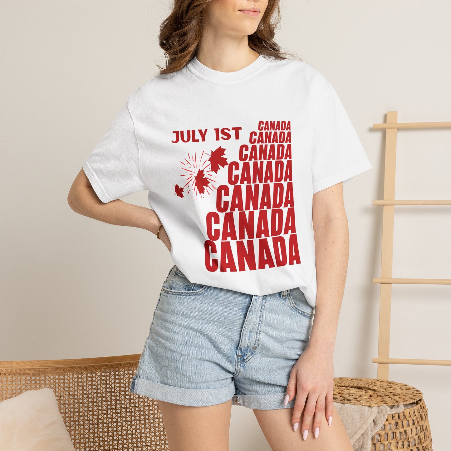 Canada Day Maple Leaf T-Shirt — Patriotic July 1st Celebration Tee