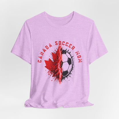 A Gift for her: Canada Soccer Mom Maple Leaf Tee | Soccer Mom T-Shirt