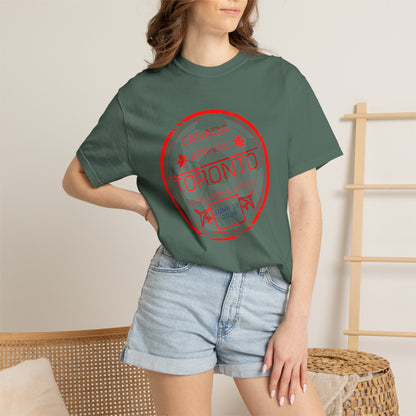 Toronto Soccer Arrival Passport Stamp T-Shirt — July 11, 2026