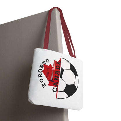 Toronto Soccer Maple Leaf Tote Bag — Match Day Souvenir Travel Tote