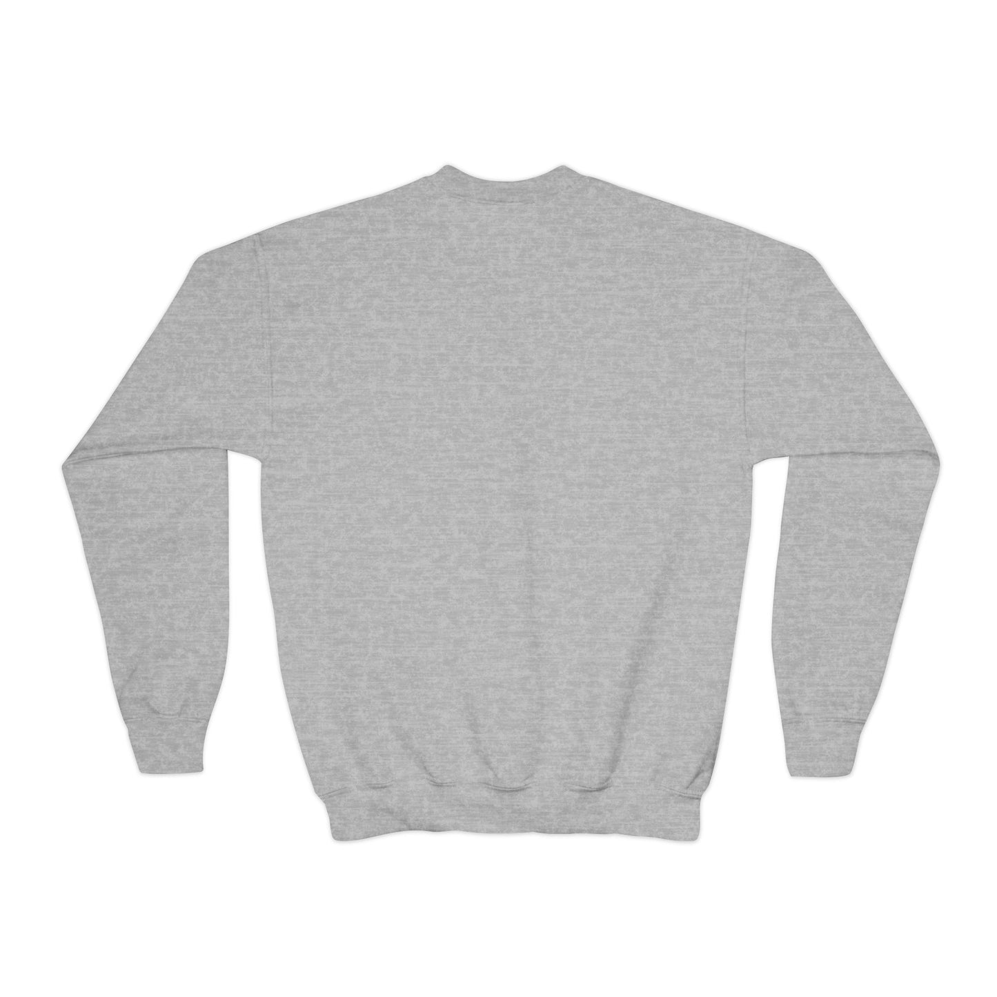 Youth Crewneck Sweatshirt – "Hello School!" Kids Back-to-School Graphic Sweatshirt