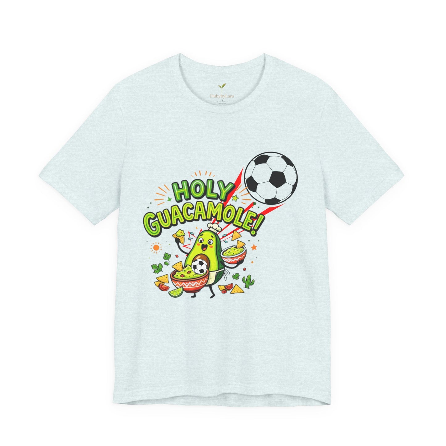 Holy Guacamole Soccer T-Shirt — Funny Avocado Football Fan Tee