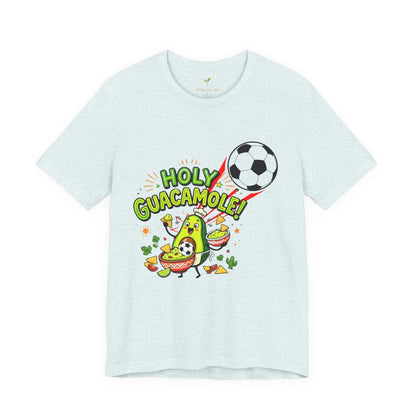 Holy Guacamole Soccer T-Shirt — Funny Avocado Football Fan Tee