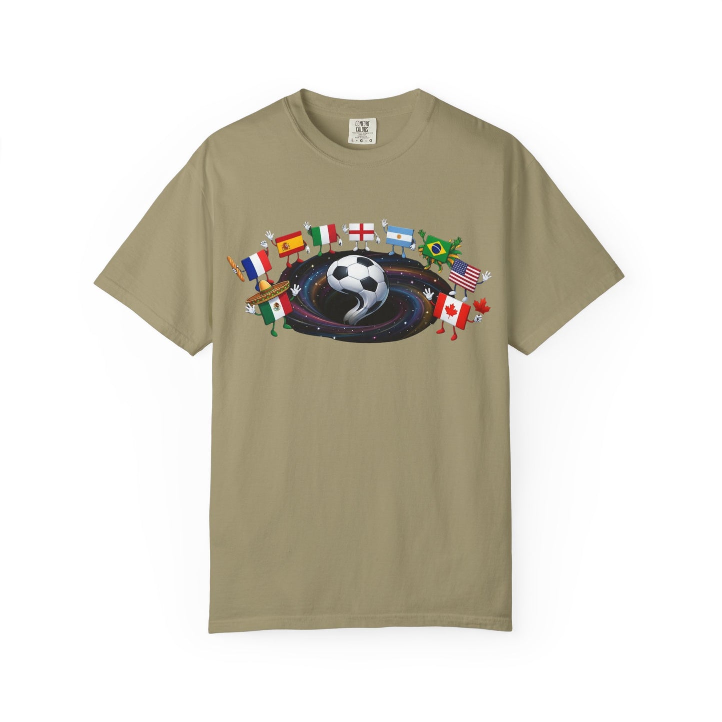 2026 World Soccer Vintage Tee — International Flag Fan T-shirt