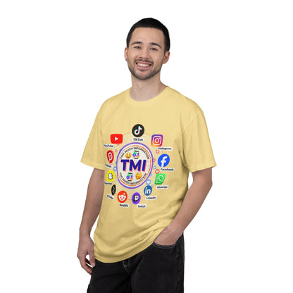 TMI (Too Much Information) Funny Graphic T-Shirt — Sarcastic Social Media Satire