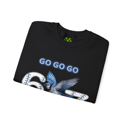 Go Jays Go! Baseball Fan Crewneck Sweatshirt