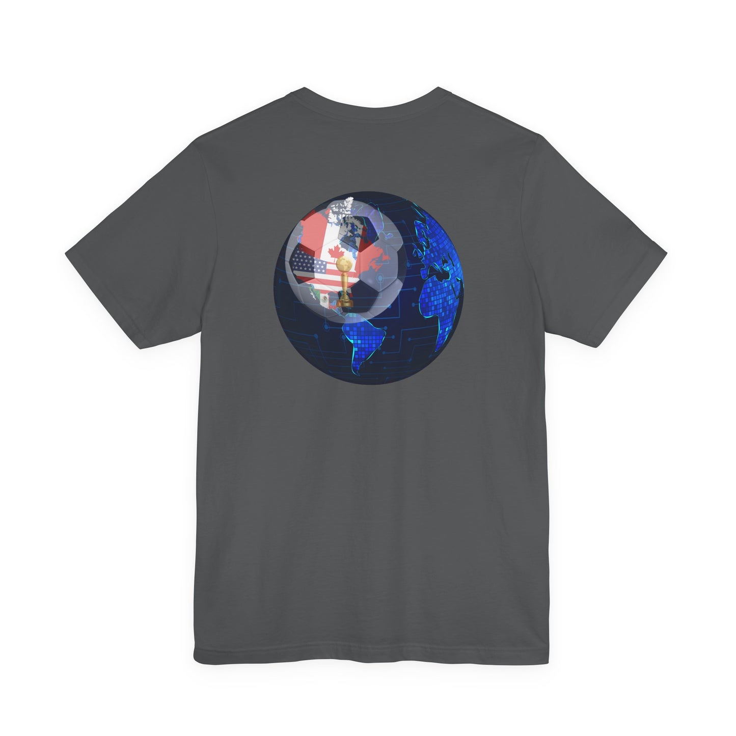 2026 North America Soccer Fan Tee — Canada USA Mexico Flag Crewneck