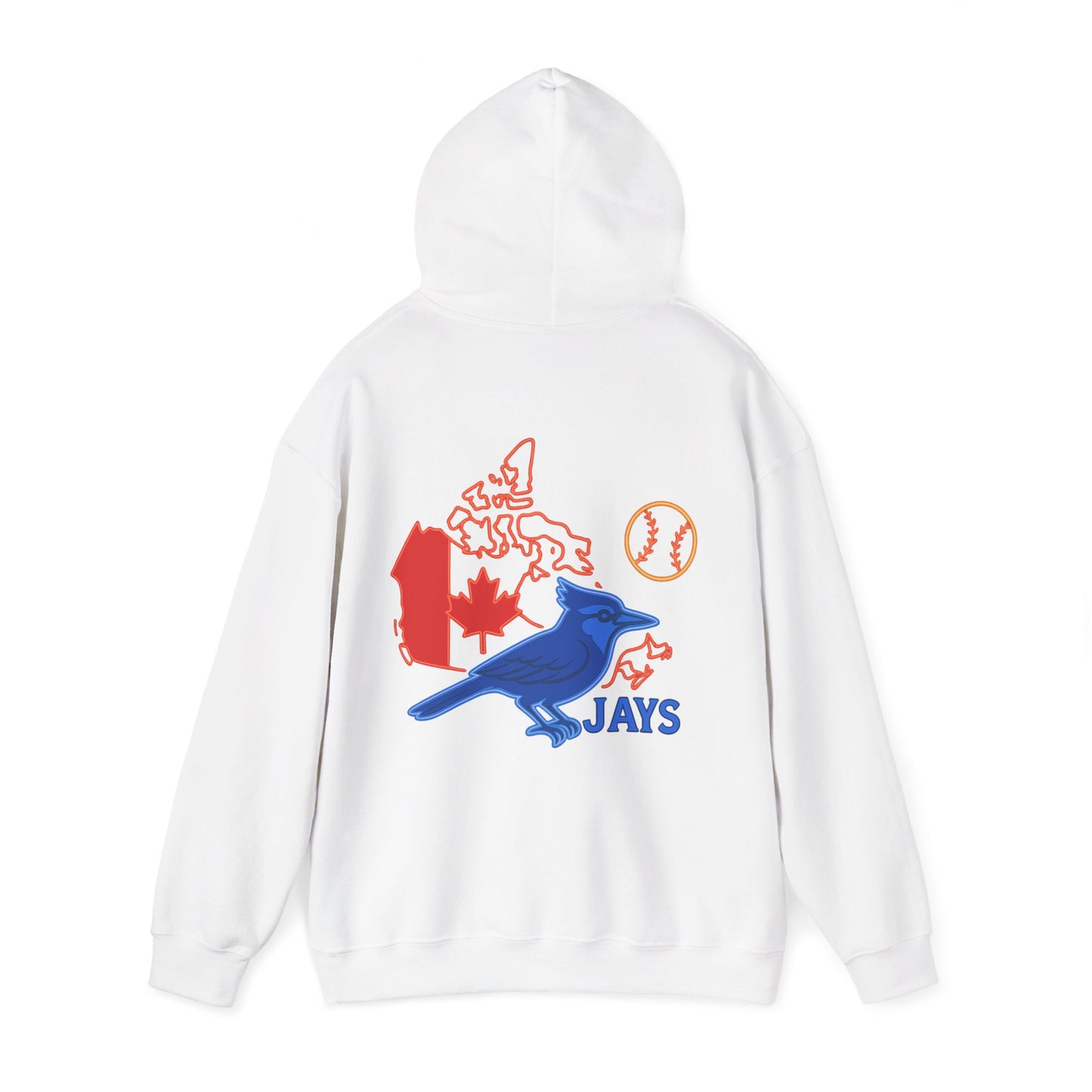 Toronto Blue Jays Baseball Hoodie — Go Jays Fan Sweatshirt, Canadian Baseball Gift