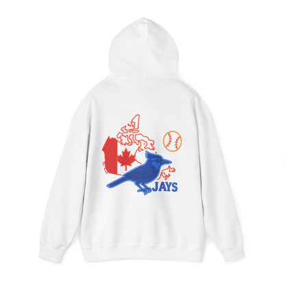 Toronto Blue Jays Baseball Hoodie — Go Jays Fan Sweatshirt, Canadian Baseball Gift
