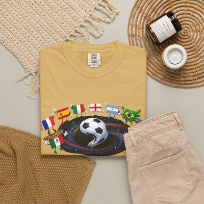 2026 World Soccer Vintage Tee — International Flag Fan T-shirt