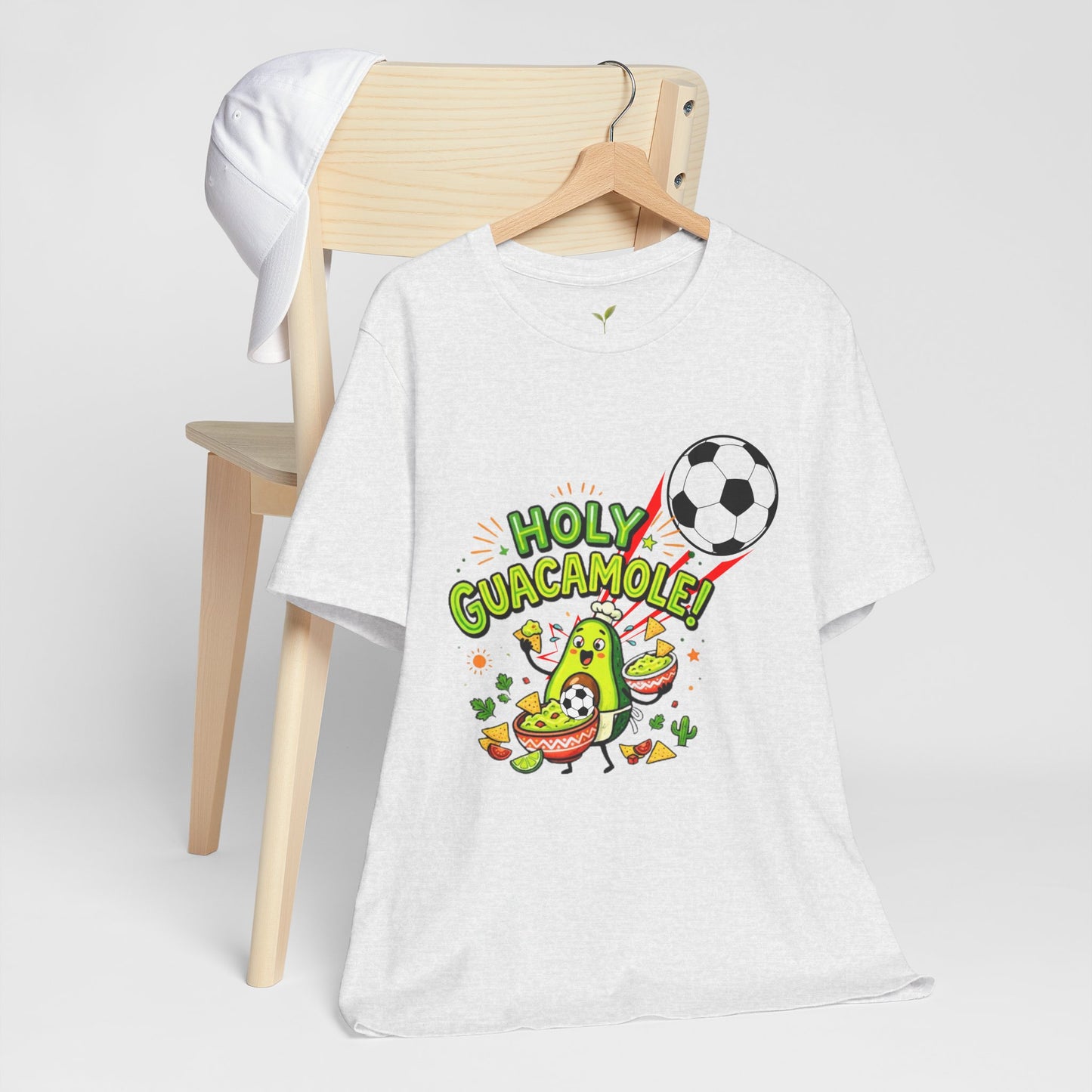Holy Guacamole Soccer T-Shirt — Funny Avocado Football Fan Tee