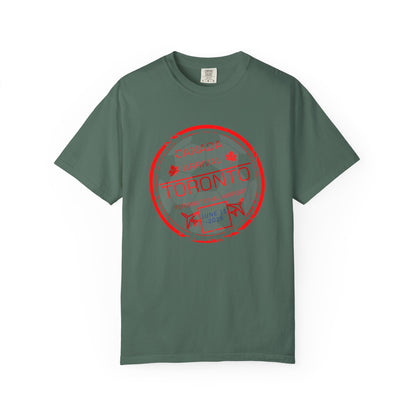 Toronto Soccer Arrival Passport Stamp T-Shirt — July 11, 2026