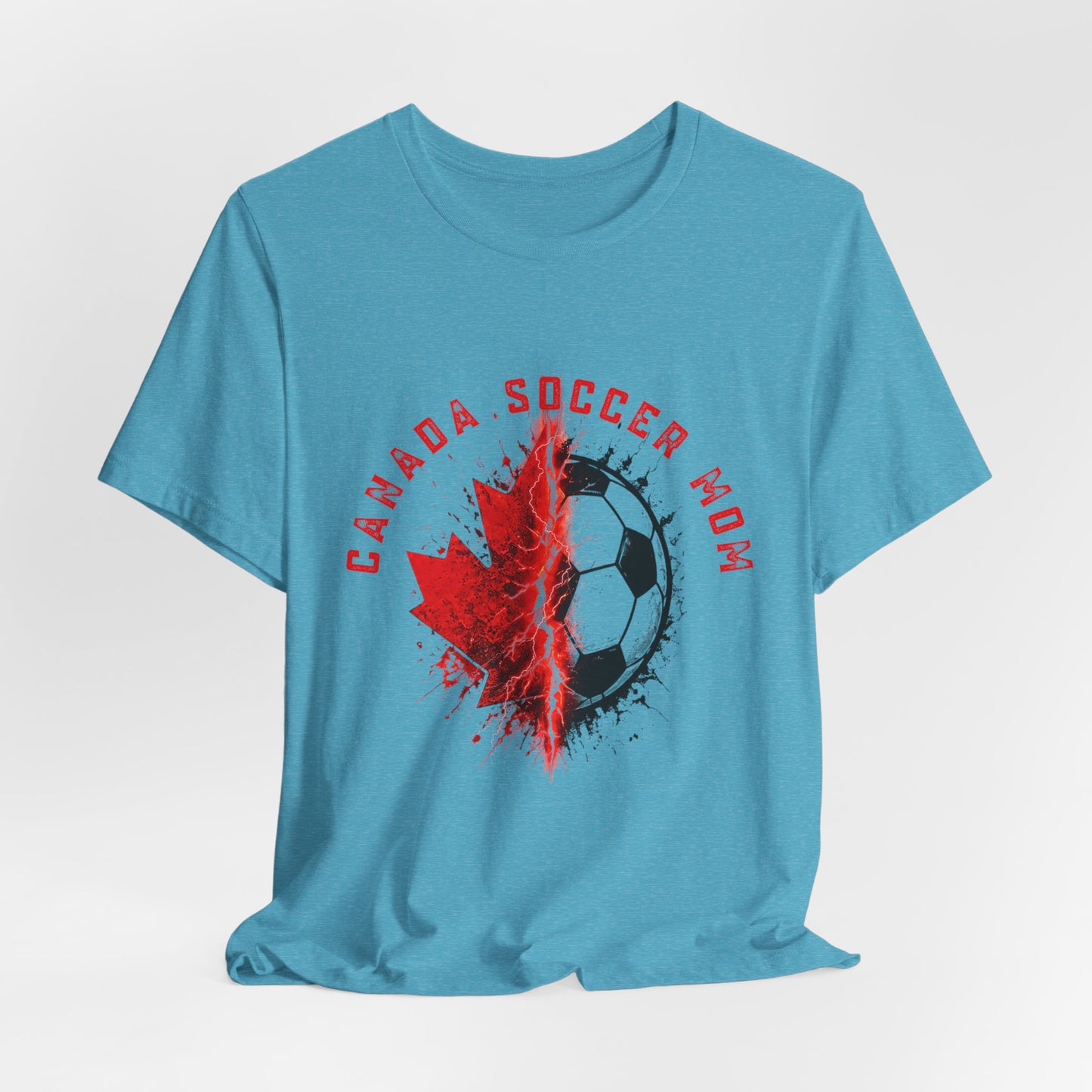 A Gift for her: Canada Soccer Mom Maple Leaf Tee | Soccer Mom T-Shirt