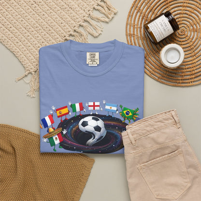 2026 World Soccer Vintage Tee — International Flag Fan T-shirt