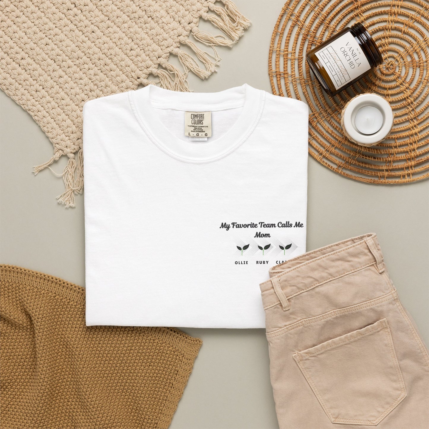 My Team My Time Mom T-Shirt — Personalized Mom Gift