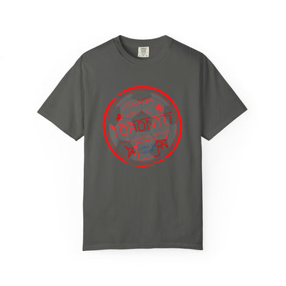 Toronto Soccer Arrival Passport Stamp T-Shirt — July 11, 2026