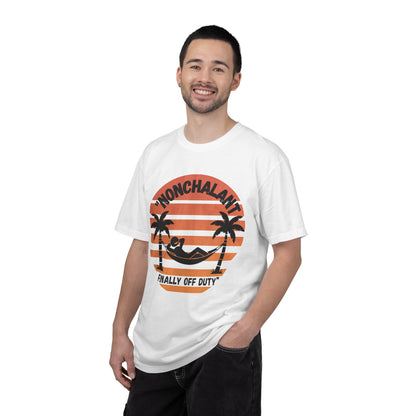 Finally Off Duty T-Shirt — Retro Palm Hammock Graphic Tee