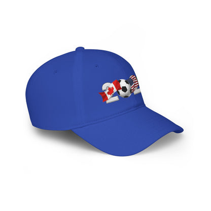 2026 North America Soccer Flag Baseball Cap — USA Canada Mexico Adjustable Dad Hat