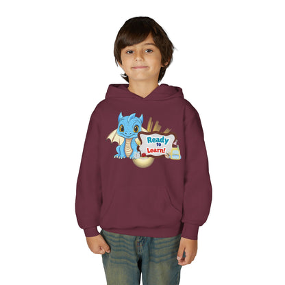 Youth Dragon 'Ready to Learn' Hoodie – Cute Back-to-School Sweatshirt