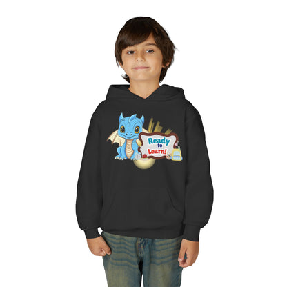 Youth Dragon 'Ready to Learn' Hoodie – Cute Back-to-School Sweatshirt