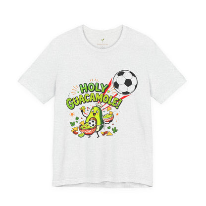 Holy Guacamole Soccer T-Shirt — Funny Avocado Football Fan Tee