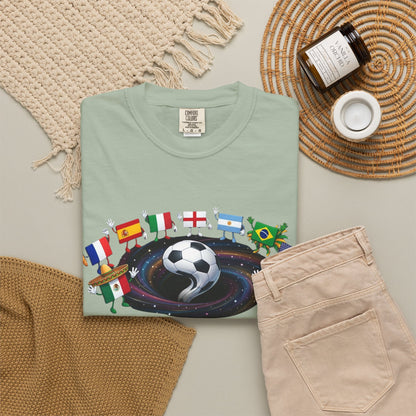 2026 World Soccer Vintage Tee — International Flag Fan T-shirt