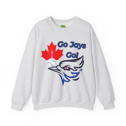 Go Jays Go Canada Crewneck Sweatshirt — Cozy Canadian Winter Gift