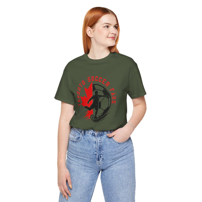 Toronto Soccer Canada Maple Leaf Football Tee | Toronto FC Fan Shirt
