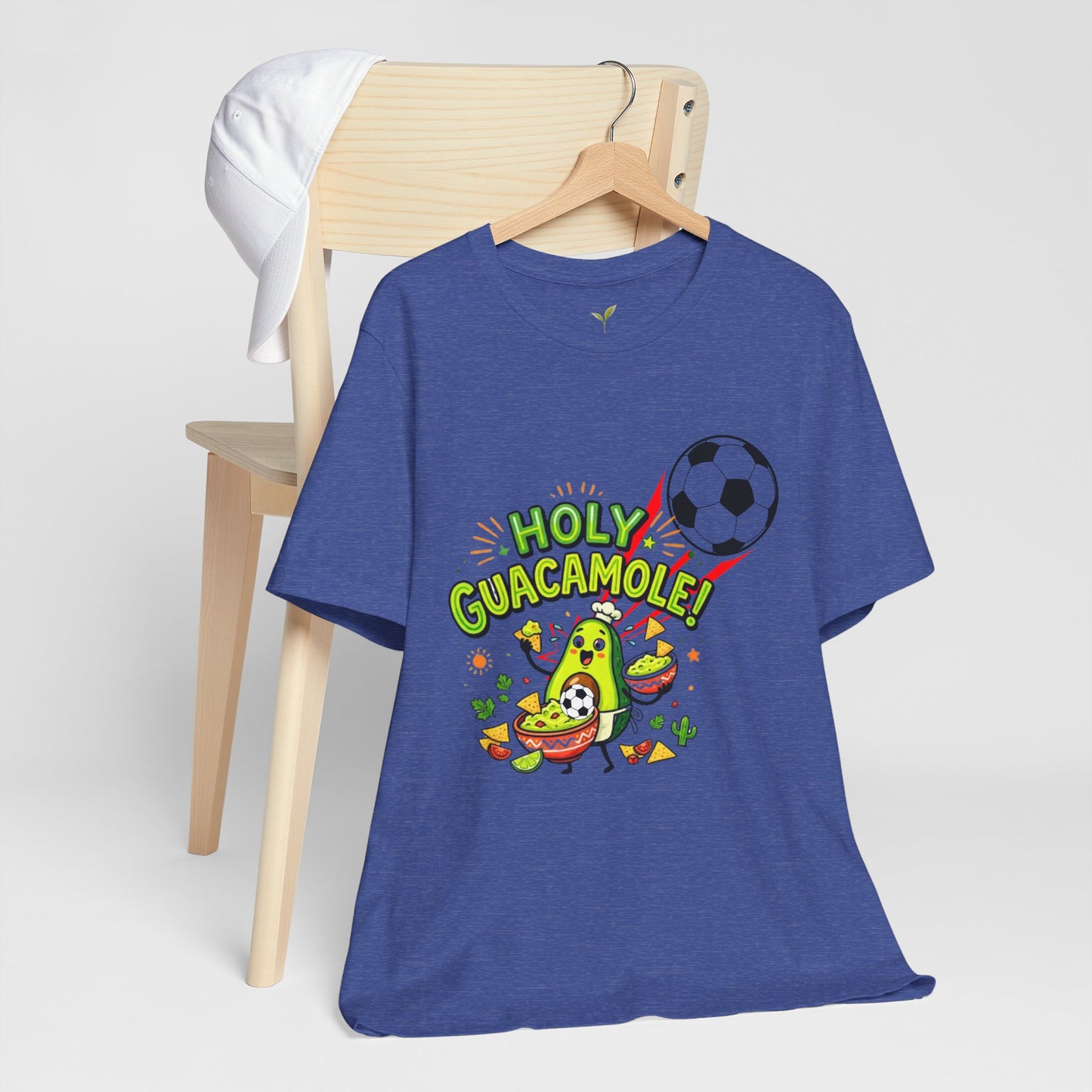 Holy Guacamole Soccer T-Shirt — Funny Avocado Football Fan Tee