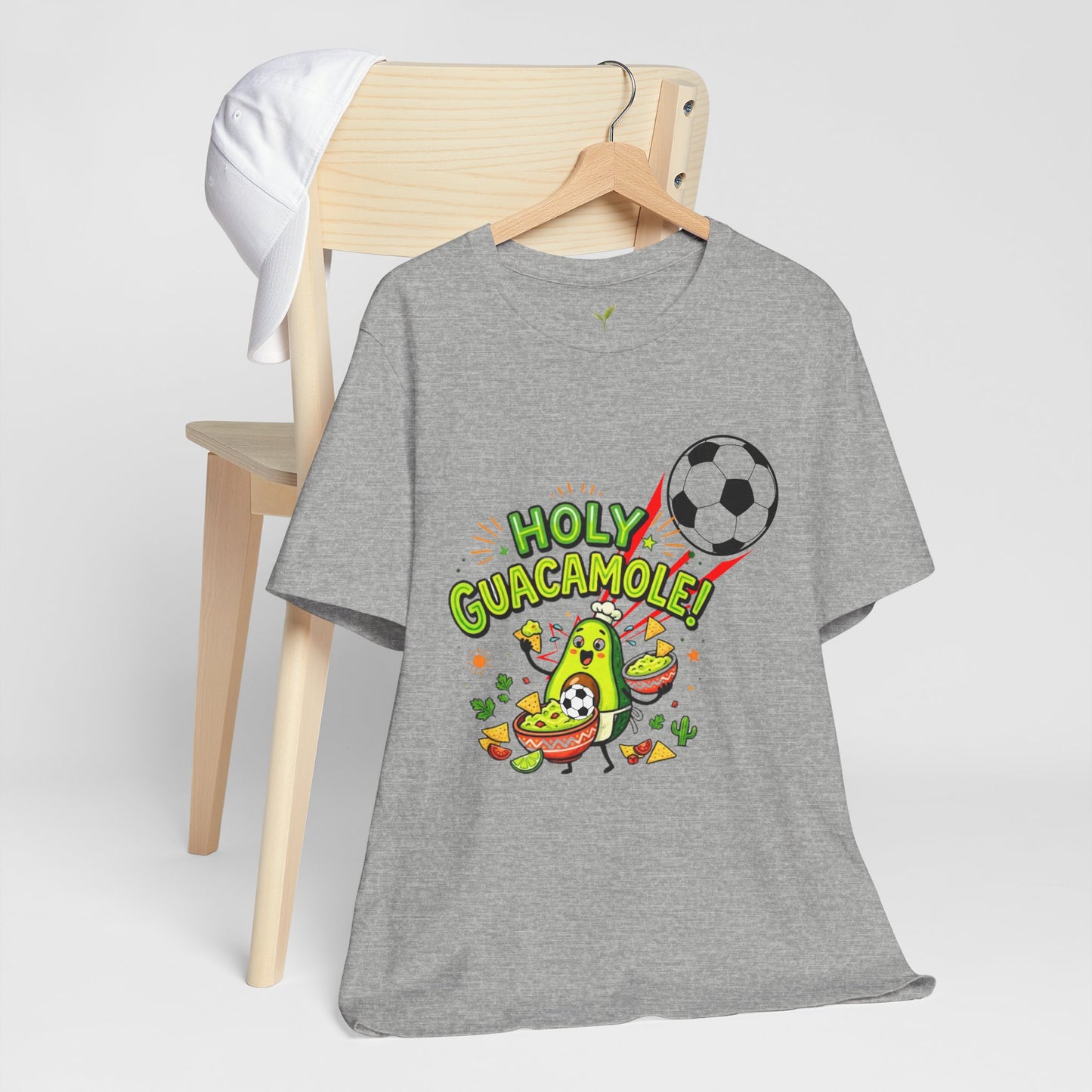 Holy Guacamole Soccer T-Shirt — Funny Avocado Football Fan Tee