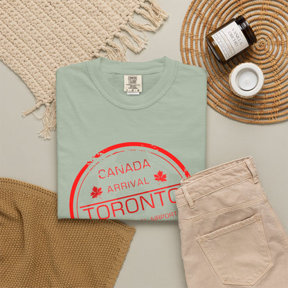 Toronto Soccer Arrival Passport Stamp T-Shirt — July 11, 2026